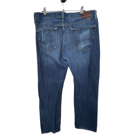 Men’s Lucky Brand Dark Wash Straight Leg Denim Jeans - Picture 4 of 4